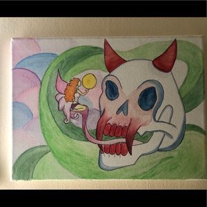 Fairy watercolor painting